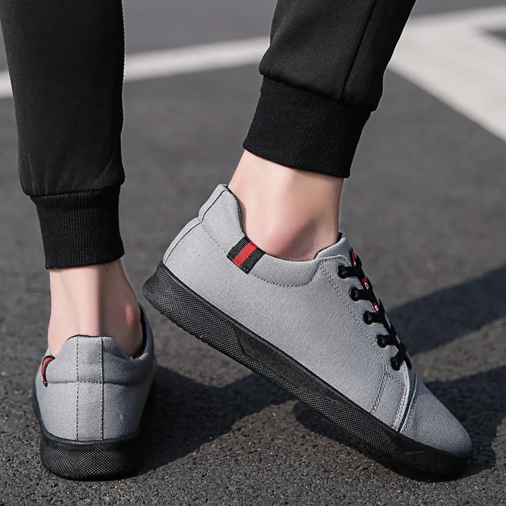 JAYCOSIN Schuhe Mnner Turnschuhe Mnner Casual Sport mnner Fashion Casual Runde Kappe Leinwand Lace-Up Sport Laufschuhe board Schuhe MAR26