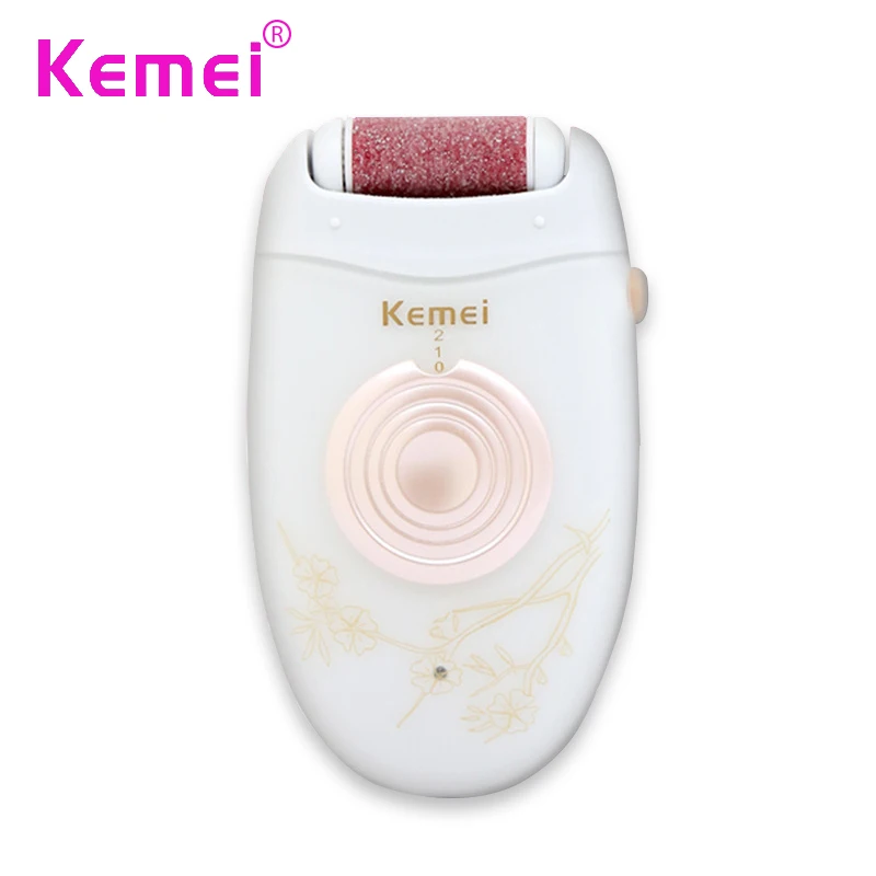 

Kemei3078 Kemei 2 Gears Rechargeable Electric Feet Care Tool Exfoliator Pedicure Callus Skin Remover Personal Care Peeling Feet