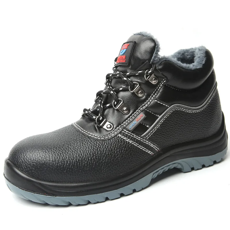 Biqueira Grande Britânico Da Inverno Pelúcia Quente Botas Genuíno De Homens Do Couro Tamanho Tornozelo Algodão Trabalho Moda Aço Neve Sapatos Segurança wwfqWrSx4v
