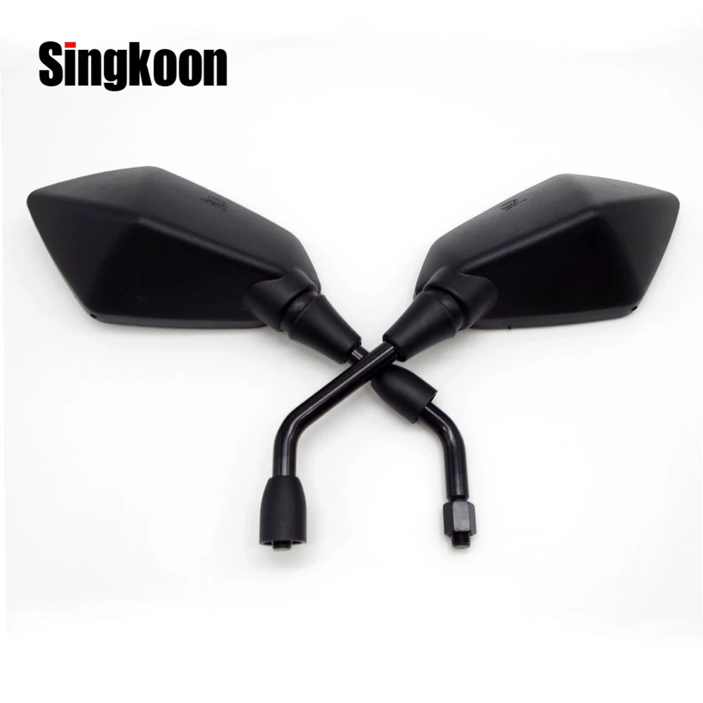 

Universal 10mm Motorcycle Rearview Mirrors Black Scooter Moto Side Mirrors FOR honda hornet cb600f xmax 300 nmax 155 Vespa