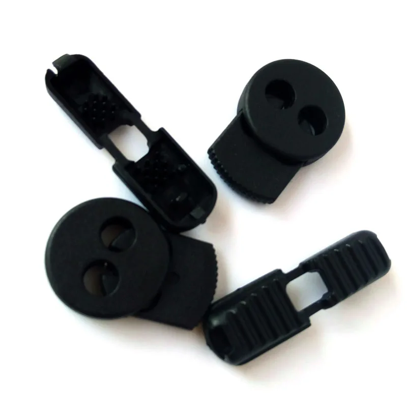 N 1 Set 4Pcs Lazy Laces Anchors Fit All Shoelace Convenient Tieless Lace No Need Tie Shoelaces Buckle Flat Round Anchor Plastic