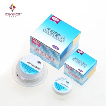 

ICONSIGN 10 boxes/lot No Odor 5g/10g/30g Solid eyelash glue remover Quickly Remove not hurting eyes Easy to clean