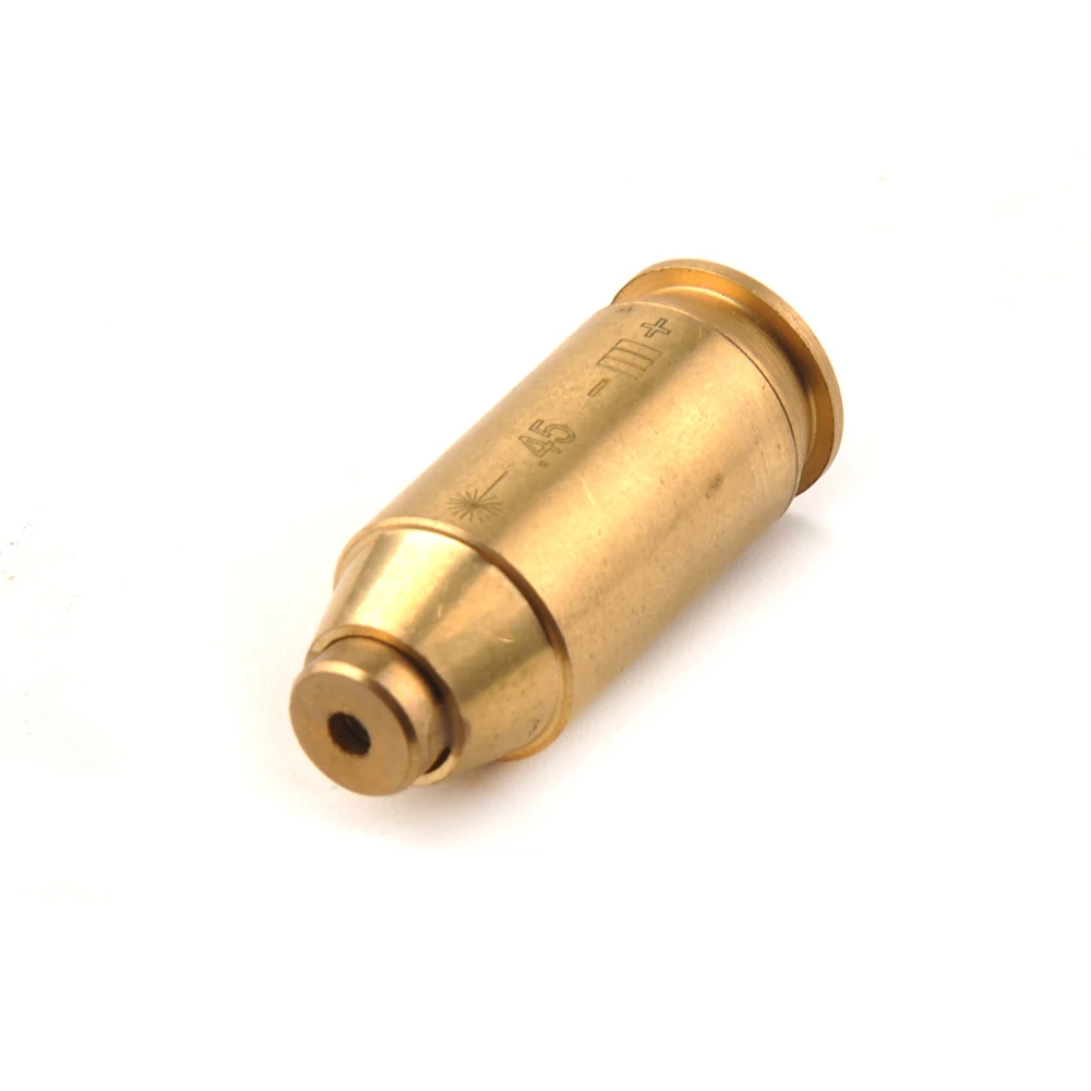 Red Laser CAL.45ACP//.45 Brass Bore Sighter Cartridge Boresight For Hunting