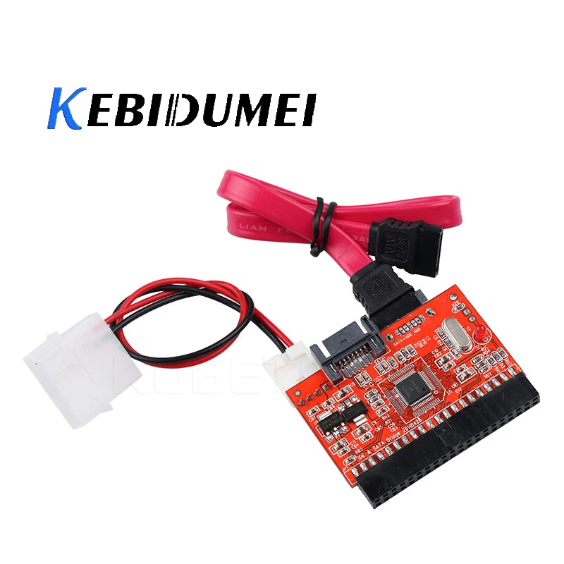 

kebidumei 2 in 1 SATA to IDE Adapter IDE to SATA Converter 40 pin 2.5" inch Hard Disk Driver Support for ATA HDD CD DVD Adaptor