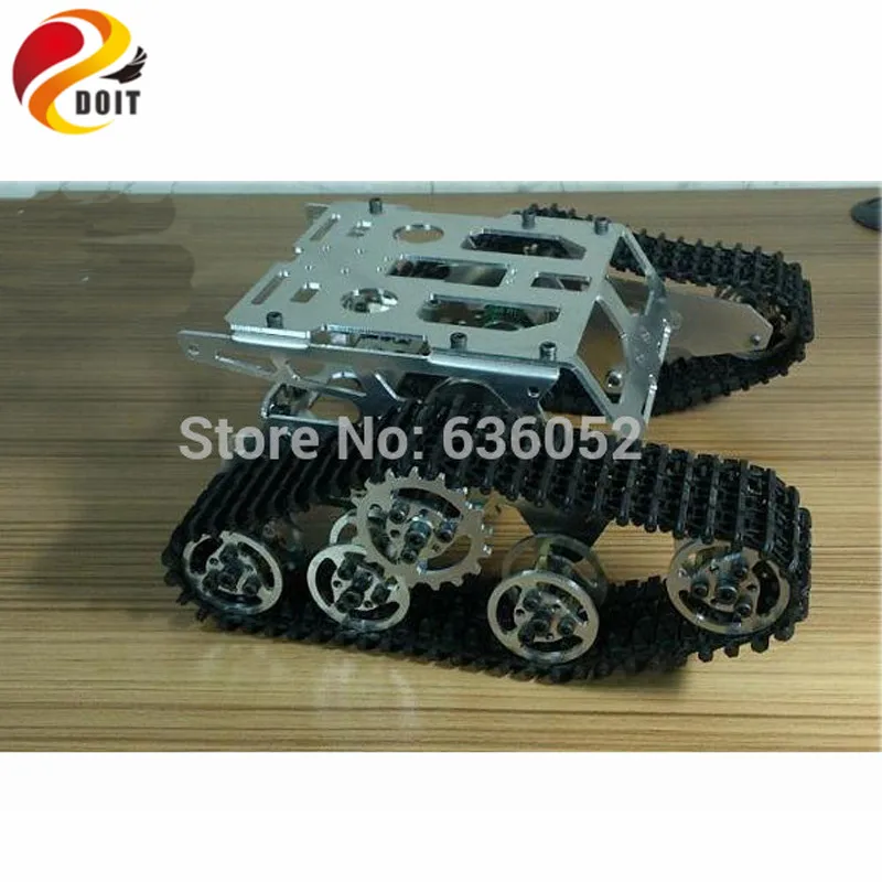 Official DOIT RC Tank Chassis Caterpillar Walle Tractor Crawler Metal Wheel Robot Wall-e Car Obstacle Avoidance DIY RC Toy wenhsin diy metal structure tank chassis tracked robot car obstacle avoidance