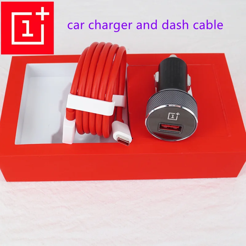 

Original Dash Charging Car Charger with Original 1m 1+ Dash type-c Cable fast Quick charge For Oneplus 6T 6 5 3t 3 One plus six