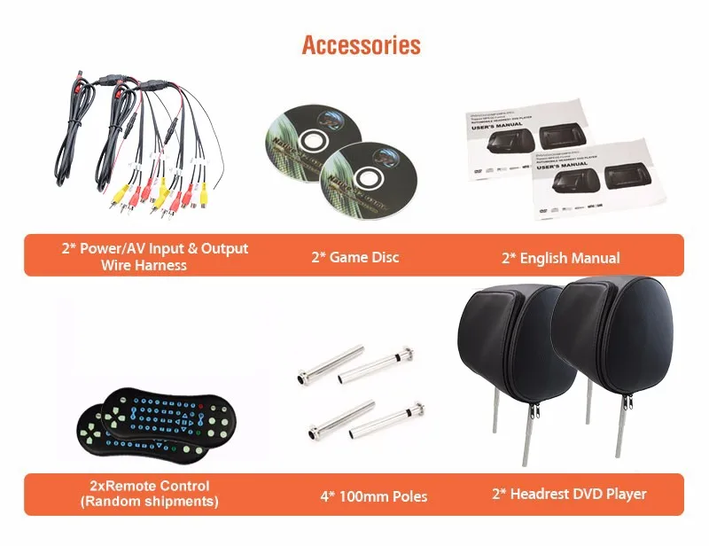 Best Car vehicle cd DVD palyer 2xHeadrest pillow Monitor mp3/mp4/cd SD/USB 32 bit Games player FM IR car seat headrest+2 IR headphone 17 Best Car vehicle cd DVD palyer 2xHeadrest pillow Monitor mp3/mp4/cd SD/USB 32 bit Games player FM IR car seat headrest+2 IR headphone 17
