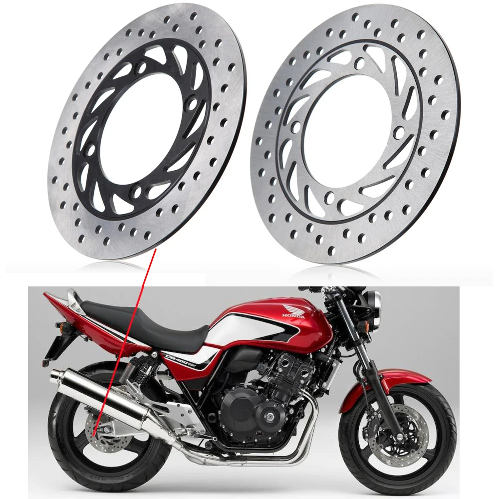 

1 PCS Motorcycle Rear Brake Disc Rotor For Honda CB400 CB400SF CB-1 CB400F CB500 CB750 CB900 NSS250 XL600 Brake Disk