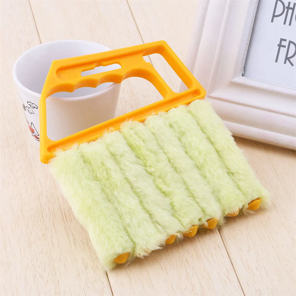 Louver Detachable Cleaning Brush Air Conditioner Outlet Dust Removal Brush Furniture Window Blinds Cleaner Random Color