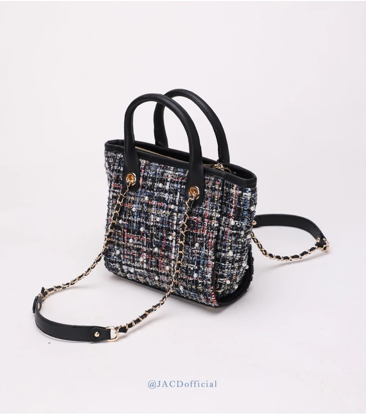 BENVICHED 2019 новый жемчуг сумки модные женские шерстяные вязаные сумки шикарные цепи одного плеча сумки c137