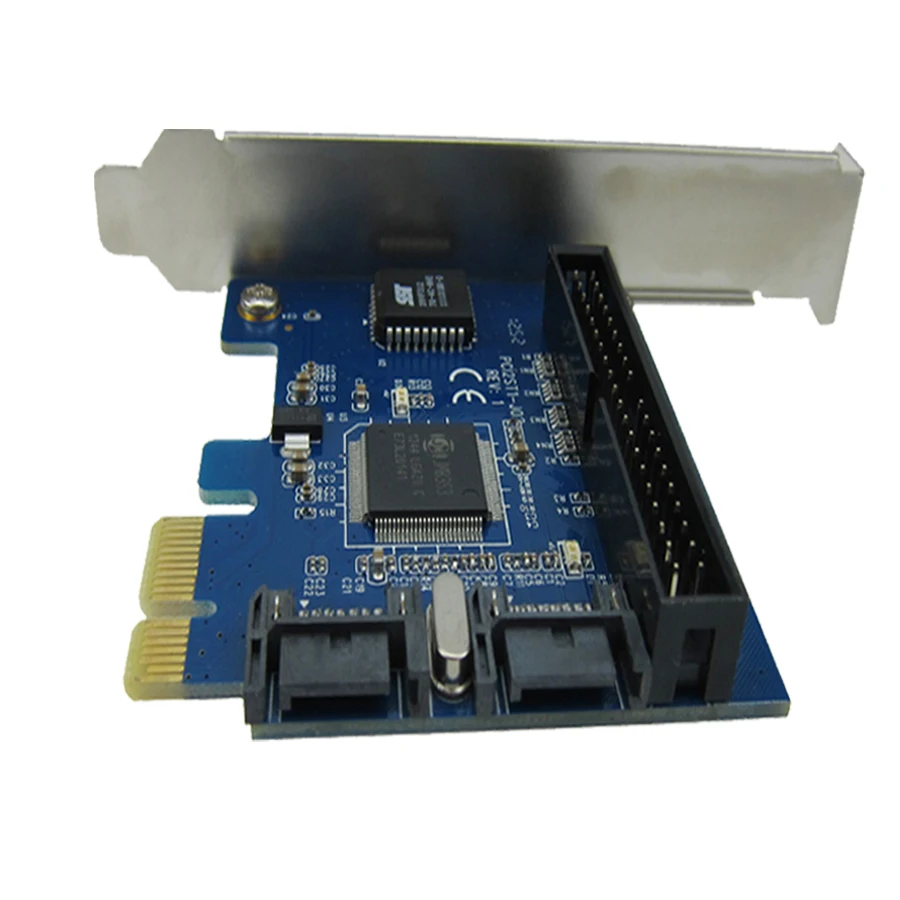 Desktop PCI-E to SATA 7pin expansion card/ PCI express 2x + IDE hard disk controller adapter | Компьютеры и офис