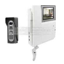 DIYSECUR Video Door Phone Video Intercom Doorbell 4.3inch HD Indoor Monitor + 600 TVLine IR Night Vision Outdoor Camera