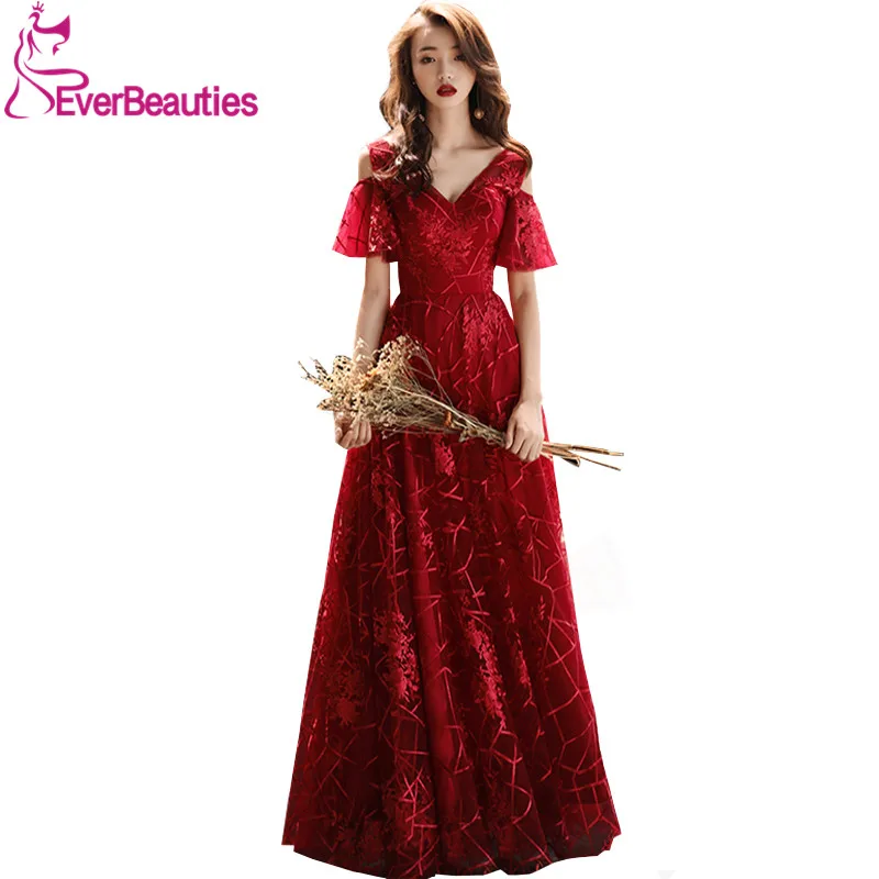 Robe De Soiree вечернее платье Длинные Кружевные фатиновые праздничные платья с