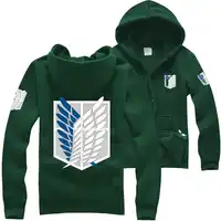 Japanese Anime Attack on Titan hoodie Shingeki no Kyojin Legion Cosplay Costume Coat College Hip hop Hoodie Men Sweatshirt