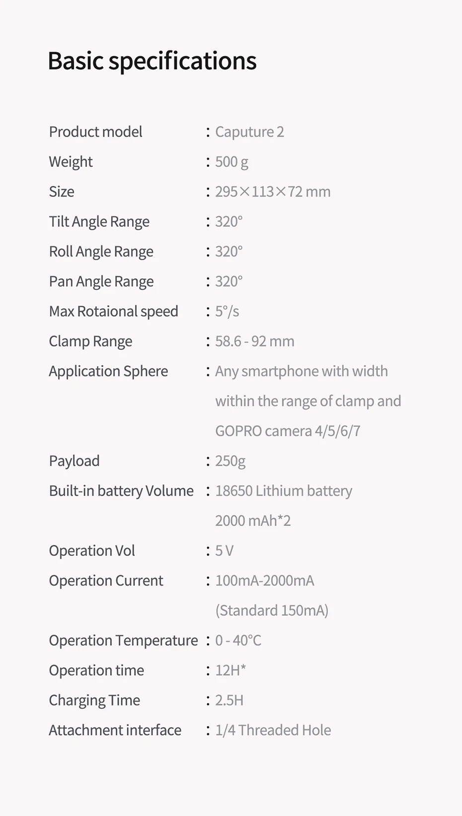 Funsnap Caputure 2 3-Axis смартфон шарнирный для samsung 8 s8 Gopro 7 6 5 экшн Камера стабилизатор vs Moza mini-s Feiyu