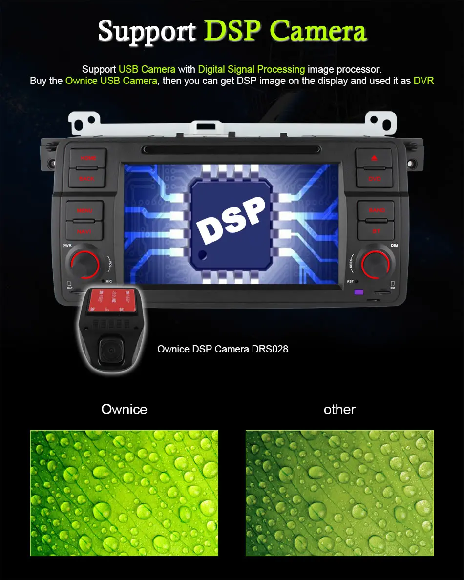 Perfect Ownice C500 Android 6.0 Octa 8 Core for bmw E46 M3 car dvd gps navi wifi 4G BT Radio RDS 2GB RAM 32GB ROM support DAB+ TPMS 9