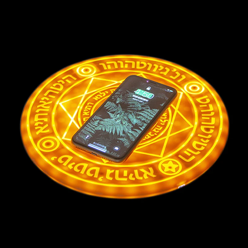 

Magic Array QI Wireless Charger Pad For IPhone 8 Plus XR X XS Max 5W/10W Fast Charging Station For Samsung S9 S8 S7 Edge Note 9