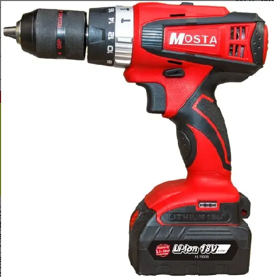 

MOSTA LT8018TA 18V 2.0AH LED Cordless battery Multi-function rechargeable impact drill cordless screwdriver Power Tools