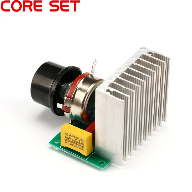 

AC 220V 3800W SCR Voltage Regulator Dimming Dimmers Motor Speed Controller Thermostat Electronic Voltage Regulator Module