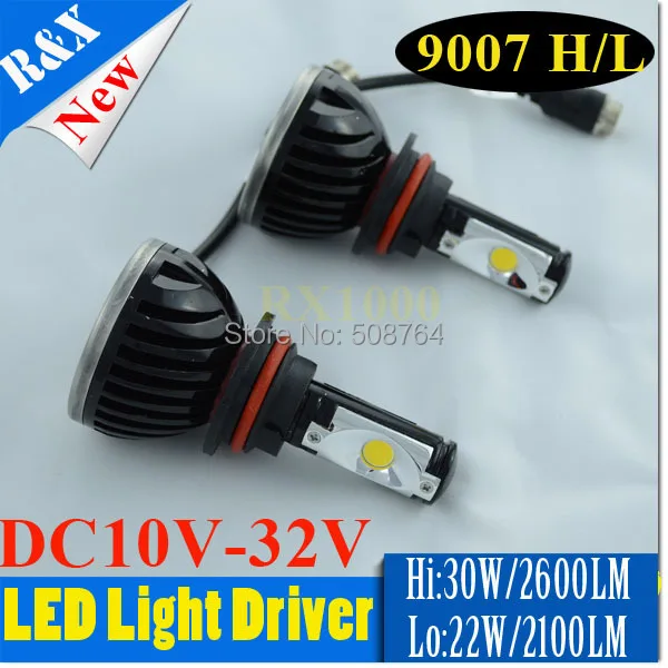 

60W Car Led Headlight 9007 High Low Beam HB5 Hi/lo High Power Cob Light Replacement Conversional Head Fog DRL Head Light Kits