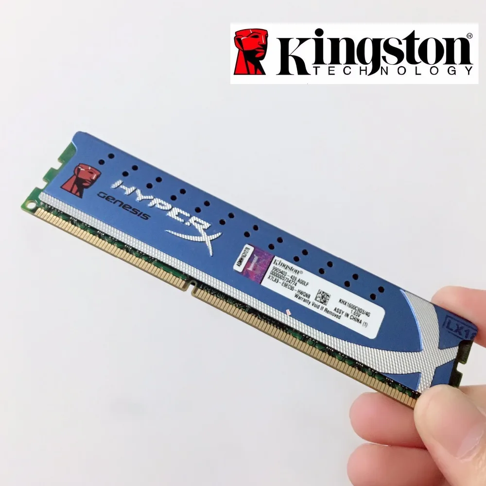 كينغستون HyperX PC ذاكرة عشوائية Ram ميموريال وحدة الكمبيوتر سطح المكتب 2 GB 4 GB DDR3 PC3 10600 12800 1333 MHZ 1600 MHZ 2G 4G 1333 1600 MHZ