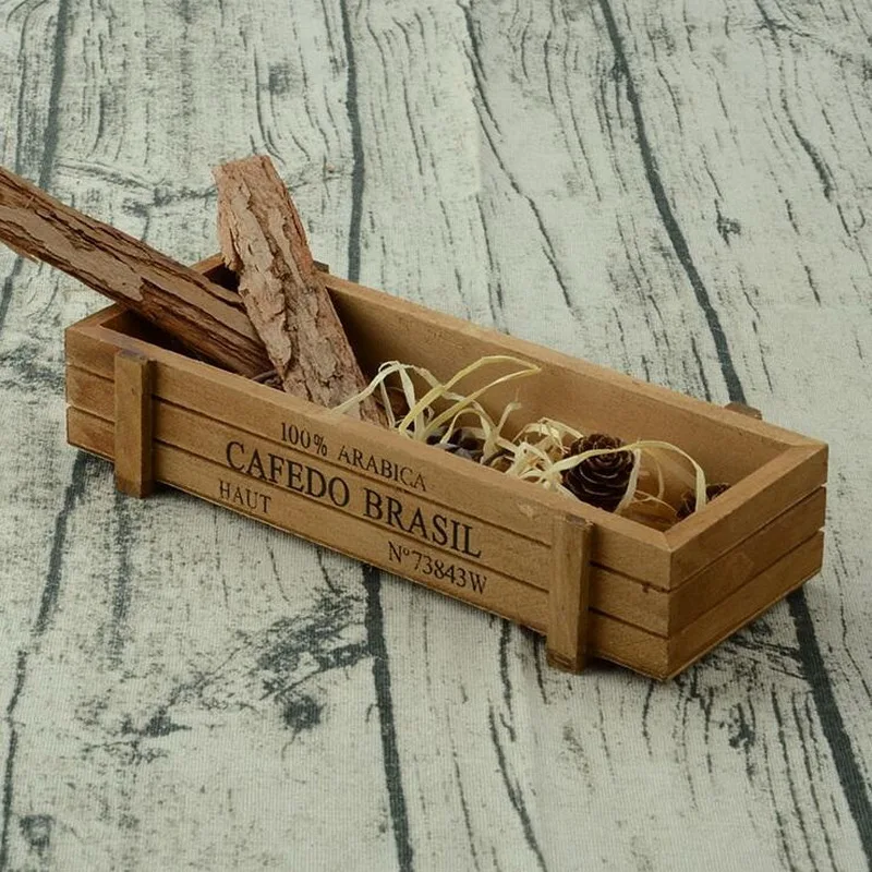 

Bartender bar tools bitters storage wood box Japanese retro bar decoration box ornaments Vanilla coffee box