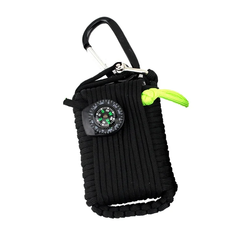 20 видов SOS аварийно-спасательное оборудование аксессуары сумка для оказания первой помощи полевое, для выживания коробка самопомощи коробка оборудование для кемпинга Пеший Туризм - Цвет: Black