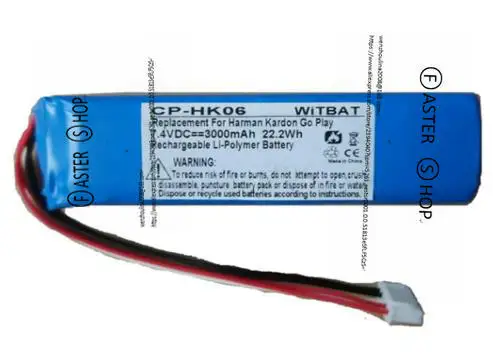 

3000mAh Battery 7.4V for Harman Kardon Go Play Speaker