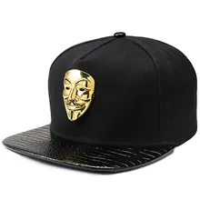 Хип-хоп snapback шапки Бейсбол V для Вендетта шапки черные шляпы плоский brim улица Би-бой рэппер Танцор МС диджей скейт Gorras