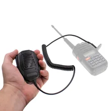 Профессиональный микрофон проводной стерео наушники PTT Динамик микрофон для TH-UV8000D MD-380 UV-5R BF-888S Портативный радио