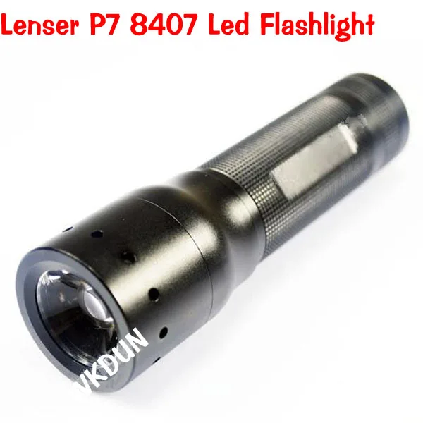 

100% guarantee Portable P7 8407 Professional Dimmer Tactical Zoom LED Flashlight Torch Lamp