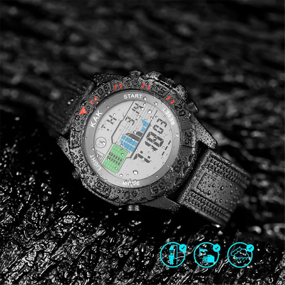 Цифровые часы мужские спортивные модные мужские водонепроницаемые электронные часы высокого качества уличные походные часы мужские часы F41
