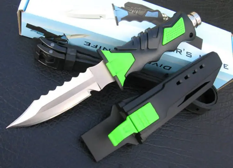 

Professional High Quality Multi-purpose Tactical Diving Leggings Fixed Blade Knife Outdoor Survival Portable Tools