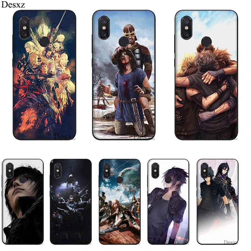 

Desxz Silicone Mobile Phone Case For Redmi Note 4 4X 5A 5 6 7 Pro Prime Cover Final Fantasy Bag Shell