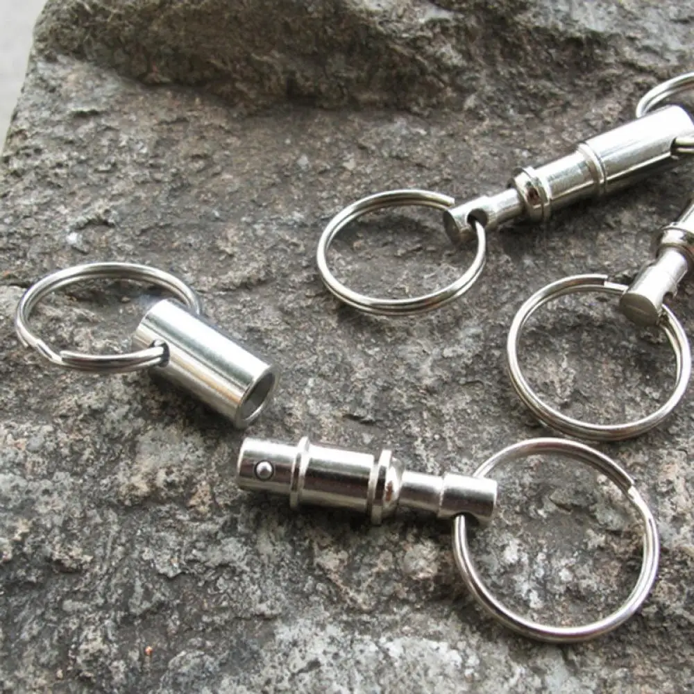 OPPOHERE 1 шт. удобный съемный выдвижной быстросъемный брелок для ключей для мужчин и женщин аксессуары металлические цепочки для ключей