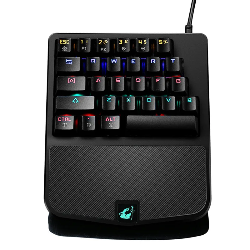 

K9 Gaming keyboard 28Keys professional Keypad mini mechanical Keyboard Ergonomic Gamepad RGB Backlight for games laptop pc