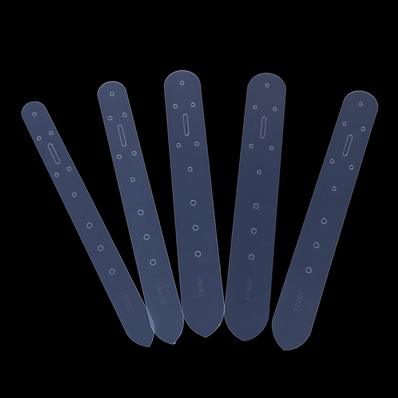 

Leather Punching Tool Positioning Process Leather Belt Punch Positioning Templates Acrylic Belt Billet Buckle Head End Template