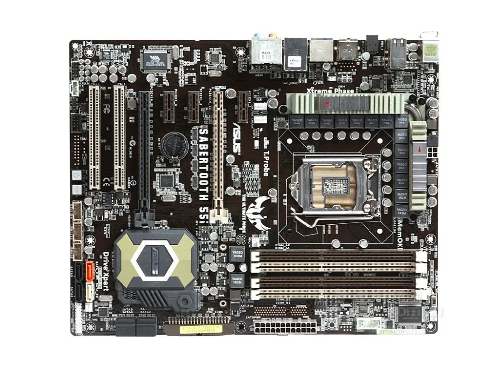 ASUS SaberTooth 55i оригинальная материнская плата DDR3 LGA 1156 для I5 I7 cpu USB2.0 16 Гб P55 USD настольная материнская плата