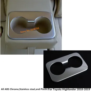 

Car Inner Trim ABS Lamp Center Console Middle Rear Back Tail Cup Gear Armrest Box Frame For Toyota Highlander 2018 2019 2020