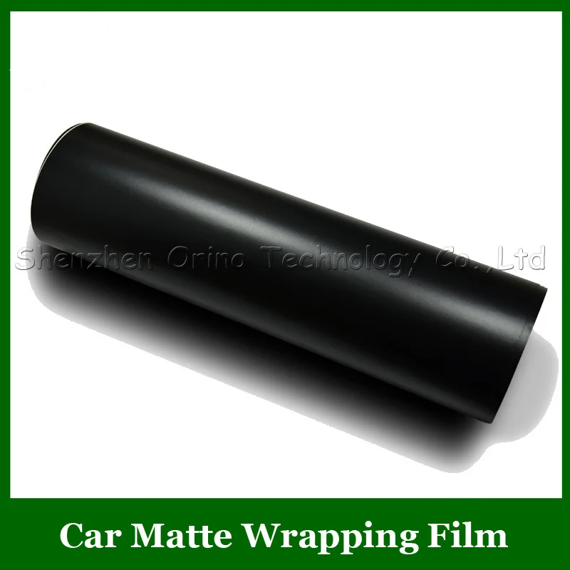 

High Quality Classic black Matte Car Wrap Vinyl Film Matte Black Vinyl Wrap Air Free Vehicle Wraps 1.52*30m/Roll