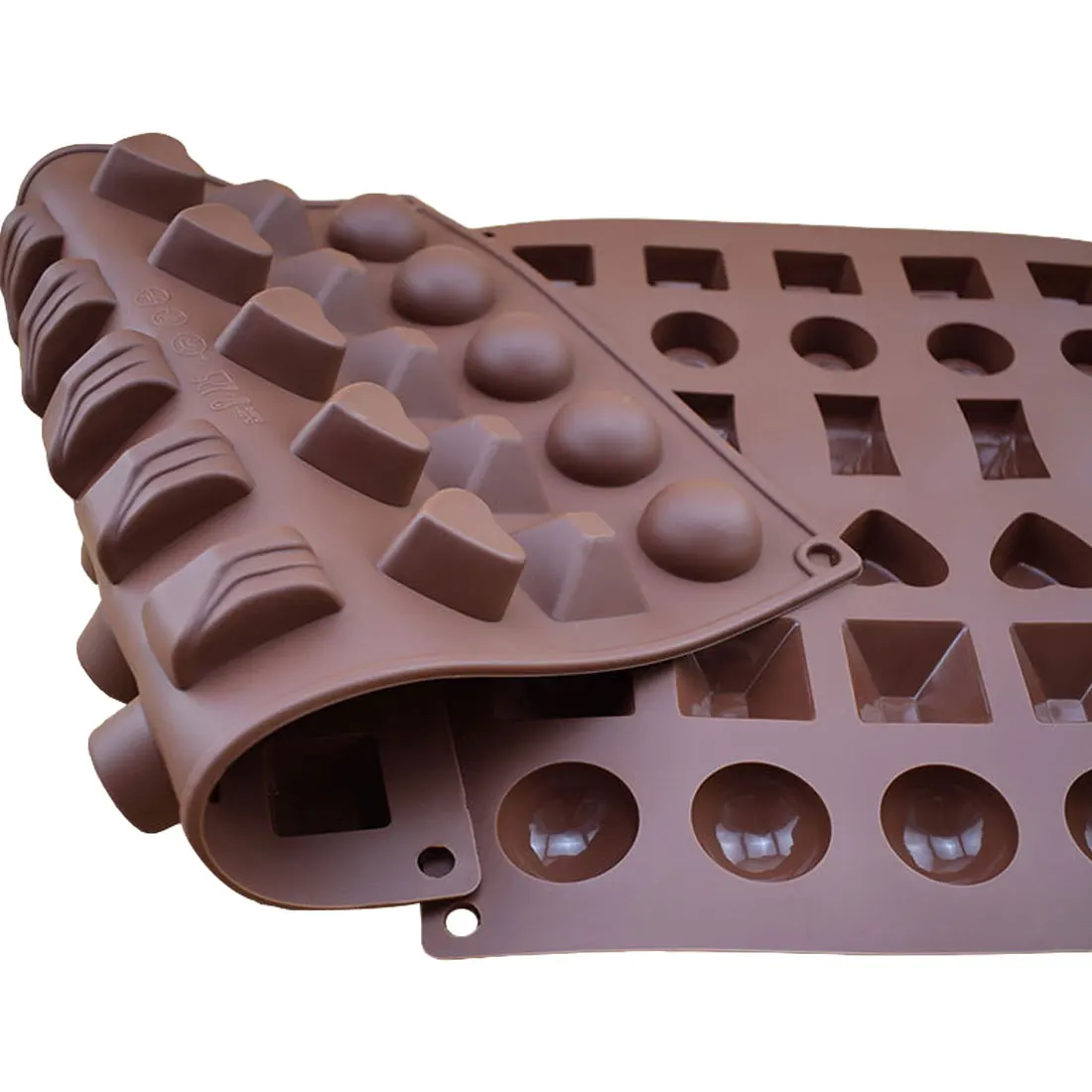 Fondant Molds 30 Grid Chocolate Mold Silicone Mold DIY Candy Bar Mould Cake Decoration Tools Kitchen Baking Accessories