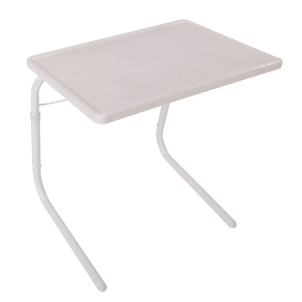 

Practical Portable Home Use Foldable Assembled Bed Table White Bed Sofa Laptop Folding Table Portable Breakfast Serving Bed Tray