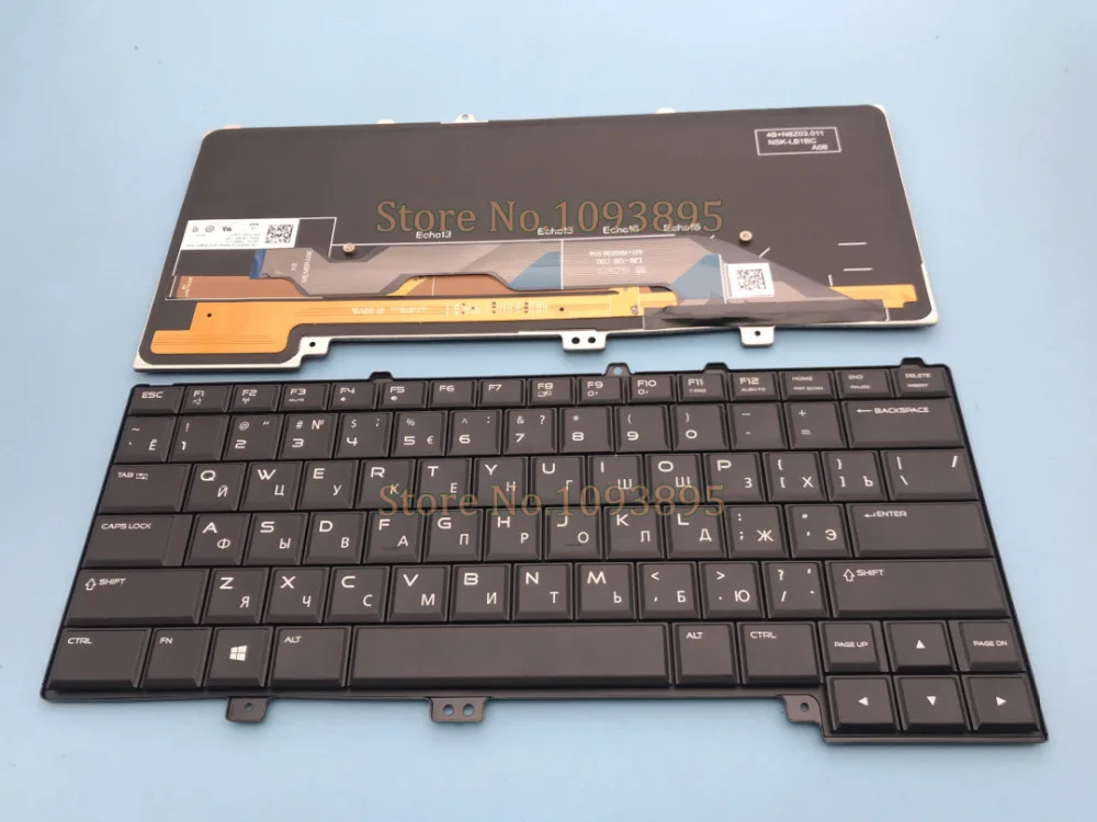 Original New Russian keyboard For Dell Alienware 13 R1 R2 15 Laptop Keyboard With Backlit | Компьютеры и офис