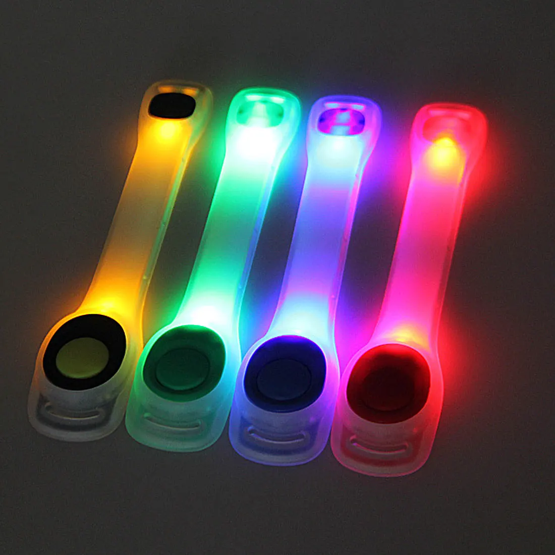 

Hot New Bike LED Safety Light Night Running Walking Cycling Warning Light Luminous Arm Strap Reflective Leg Belt Waterproof