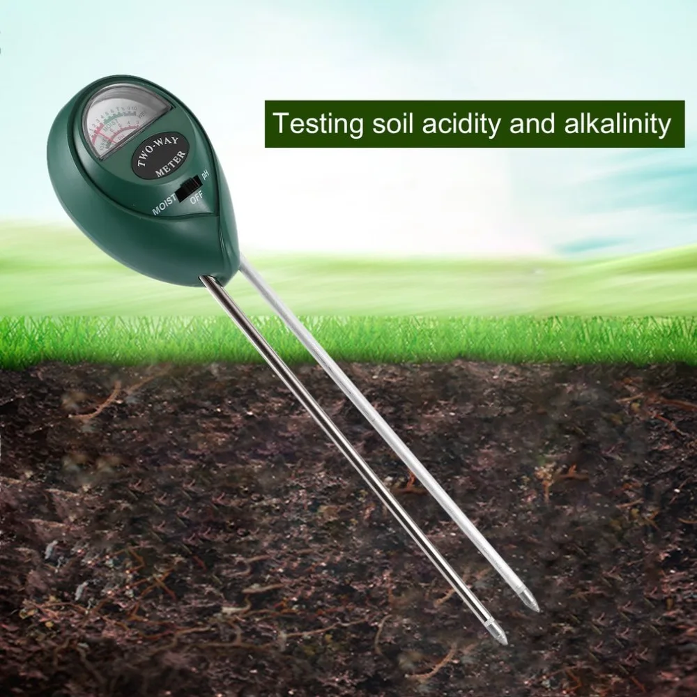 

2 In 1 Soil Moisture PH Meter Soil Hygrometer Durable Soil Tester Garden Moisture Soil PH Intensity Meter