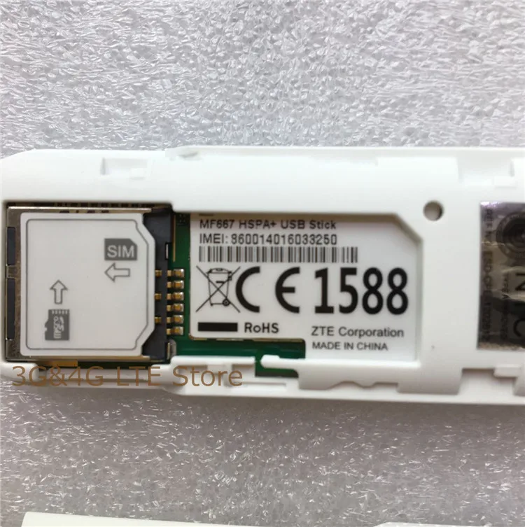 Unlocked ZTE MF667 USB Modem- 21.6Mbps HSPA ZTE MF667 Internet Key Dongle pk E369 MF669