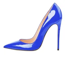 Sexy Frauen Schuhe High Heels Stilettos 12 CM Heels Lackleder Frau Schuhe Pumpt Reizvolle Spitzschuh Damen Schuhe Frauen FS-0023