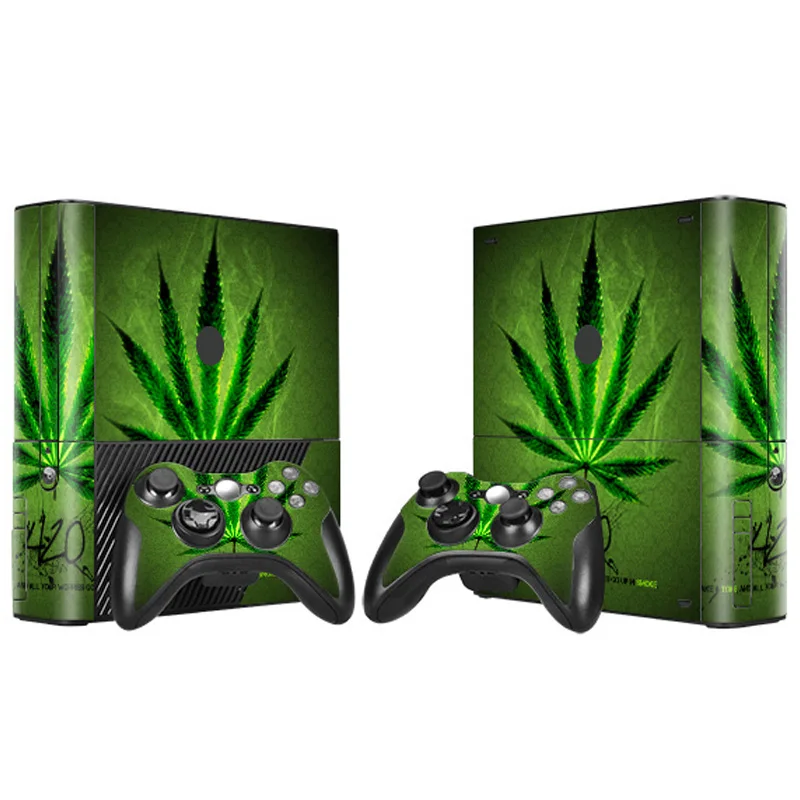

Cheap Latest Vinyl PVC decals wrap cover Skin Sticker For Xbox 360 E Console