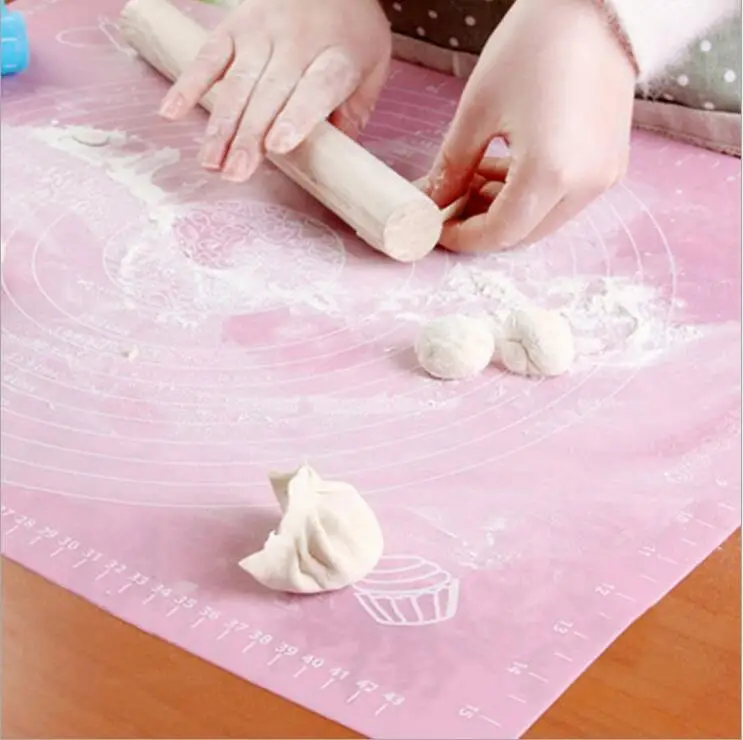50*40 см силиконовый коврик выпечка тортов сковороды антипригарный силиконовый коврик настольный Гриль коврик желе приготовление помадки пластина кухонный инструмент