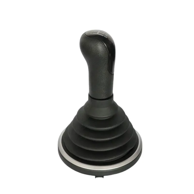 

For Ford FIESTA FUSION 2002 - 2008 MT 5 6 speed Black Car Shift Gear Knob Handle With Dust Cover Car Styling